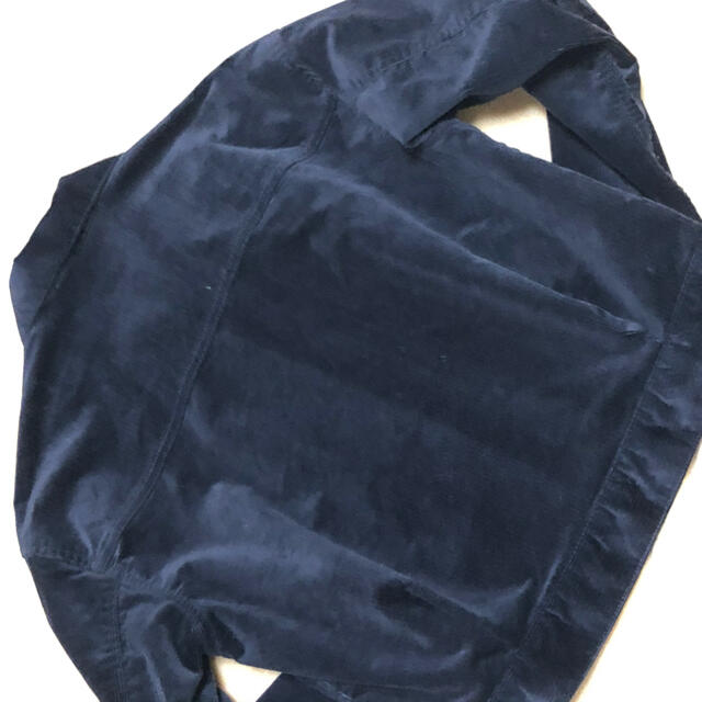 UNIQLO(ユニクロ)のユニクロUNIQLOオーバーサイズコーデュロイジャケットS黒GUふんわり レディースのジャケット/アウター(Gジャン/デニムジャケット)の商品写真