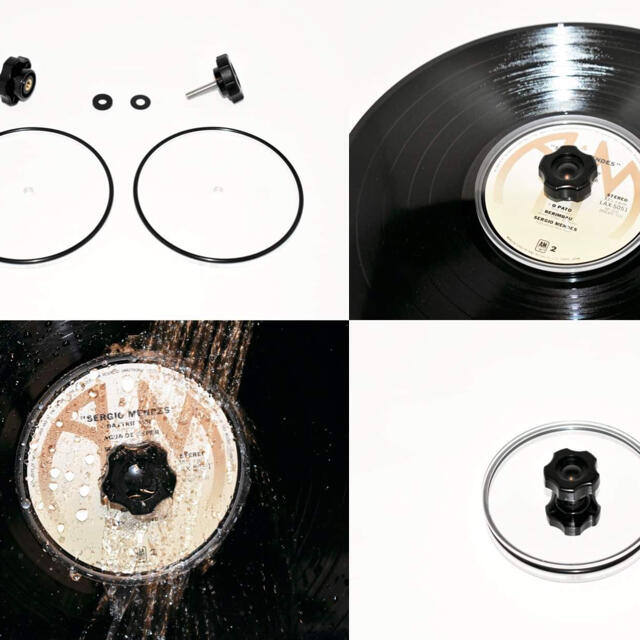 送料無料 LP レコード レーベル カバー ★音質改善★ 盤面洗浄 ノイズ 除去 楽器のDJ機器(その他)の商品写真