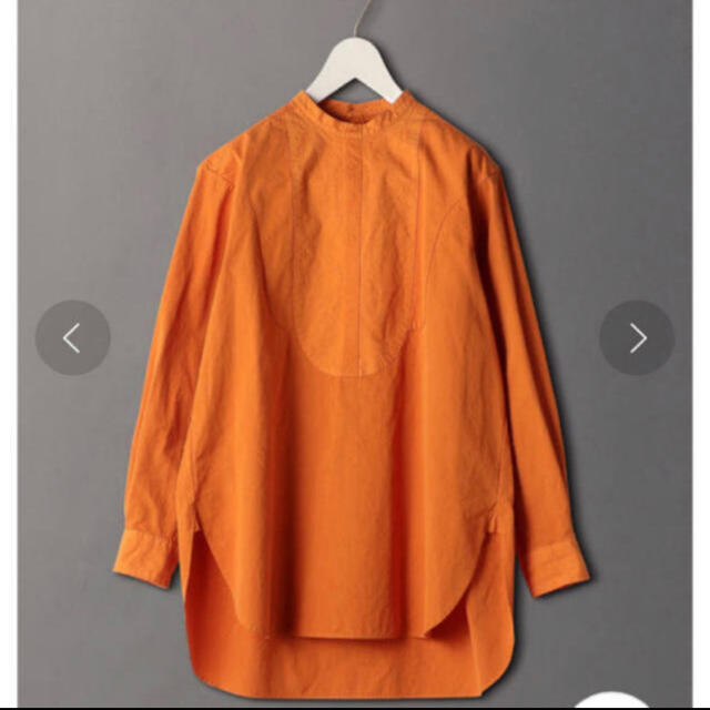 BEAUTY&YOUTH UNITED ARROWS(ビューティアンドユースユナイテッドアローズ)の1月1日まで値下げ　roku 6 band collar shirt レディースのトップス(シャツ/ブラウス(長袖/七分))の商品写真