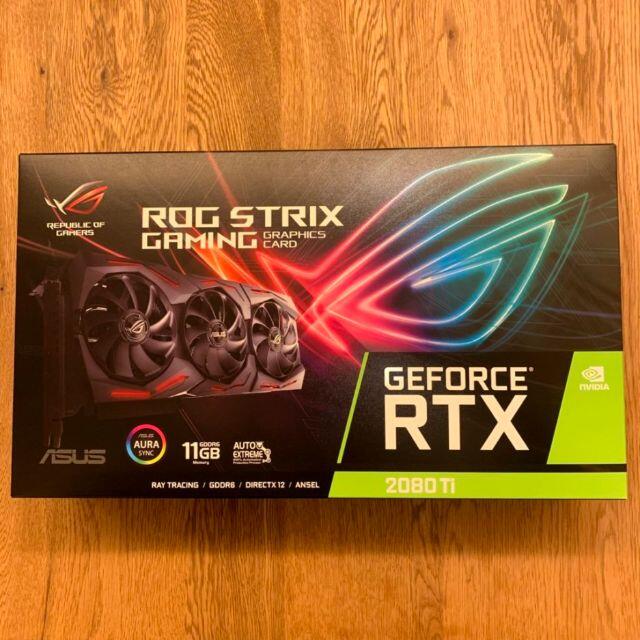 ASUS(エイスース)のROG-STRIX-RTX2080TI-O11G-GAMING スマホ/家電/カメラのPC/タブレット(PCパーツ)の商品写真