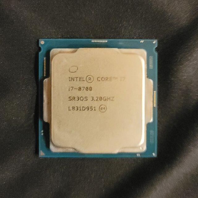 CPU Intel Core i7-8700 - PCパーツ