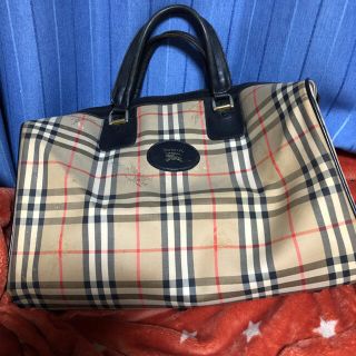 バーバリー(BURBERRY)のバーバリー ボストンバック　黒(ボストンバッグ)