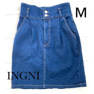 イング(INGNI)の【INGNI】デニムタイトスカート(ひざ丈スカート)