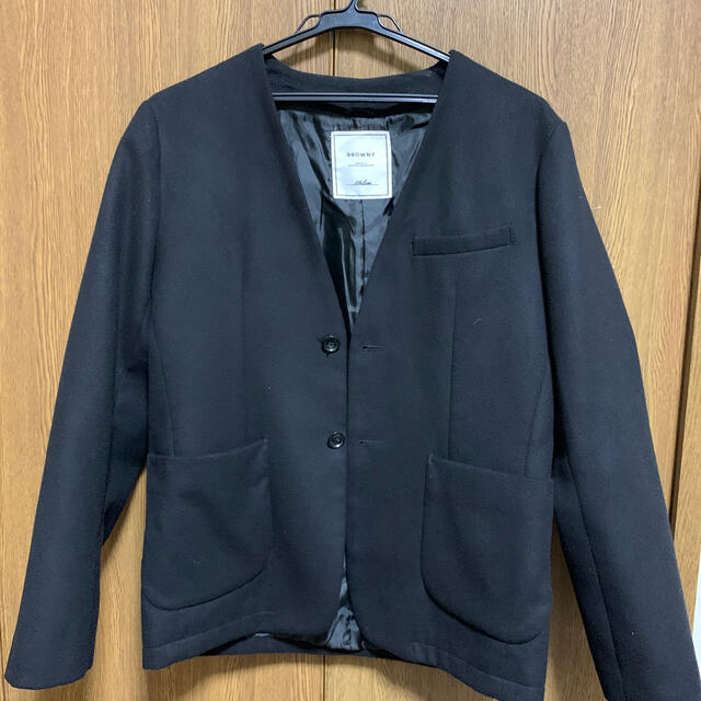 Browny Browny 襟なしジャケットの通販 By ごたく S Shop ブラウニーならラクマ Browny Browny 襟なしジャケットの通販 By ごたく S Shop ブラウニーならラクマ