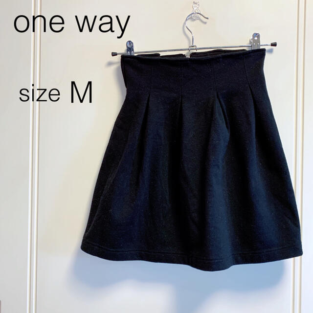 one*way(ワンウェイ)のoneweyワンウェイ　フレアミニスカート レディースのスカート(ミニスカート)の商品写真