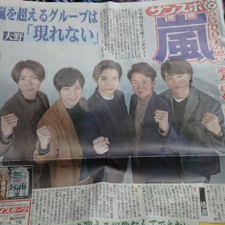 アラシ(嵐)の嵐 新聞記事(印刷物)