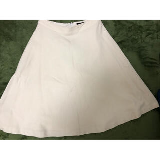 インディヴィ(INDIVI)のINDIVI☆ホワイトスカート(ひざ丈スカート)