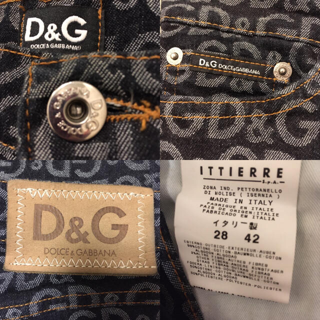 Dolce Gabbana ドルチェ ガッバーナ D G ロゴ デニムパンツの通販 By ﾟ ﾟ ﾟ ﾟ ﾟ ﾟ ドルチェアンドガッバーナならラクマ