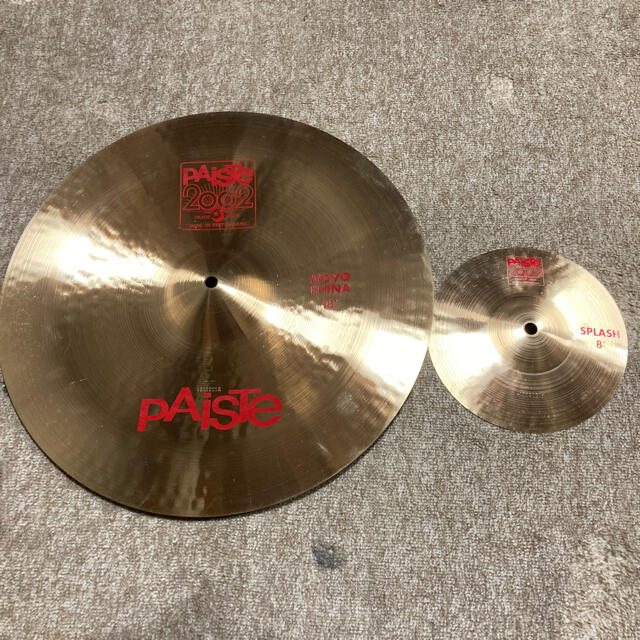 PAISTE 2002 シンバル2枚セット 夏セール開催中 MAX80%OFF! 32%割引