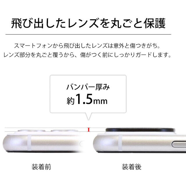 BANDAI(バンダイ)の冨岡義勇 iPhone11対応カメラカバー 鬼滅の刃 レンズカバー スマホ/家電/カメラのスマホアクセサリー(保護フィルム)の商品写真