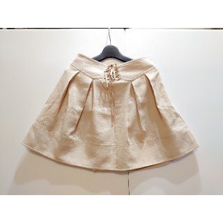 ジルスチュアート(JILLSTUART)の〈USED〉ジルスチュアート  スカート  ベージュ  サイズM(ミニスカート)