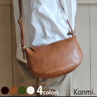 カンミ(Kanmi.)のkanmi ボウル　ショルダーバッグ　キャメル(ショルダーバッグ)