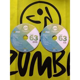 ズンバ(Zumba)のZUMBA　ズンバ　ZIN63　CD＆DVD　インストラクター専用(スポーツ/フィットネス)