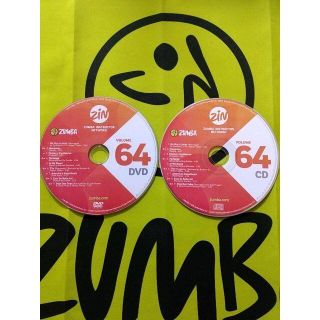 ズンバ(Zumba)のZUMBA　ズンバ　ZIN64　CD＆DVD　インストラクター専用(スポーツ/フィットネス)