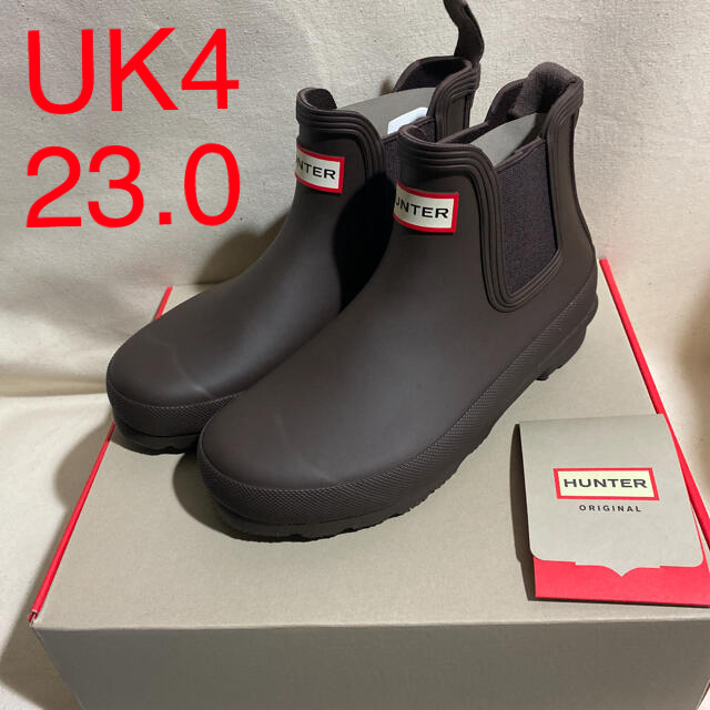 HUNTER(ハンター)のHUNTER ハンター レインブーツ　UK4 23.0cm相当　新品未使用箱付き レディースの靴/シューズ(レインブーツ/長靴)の商品写真
