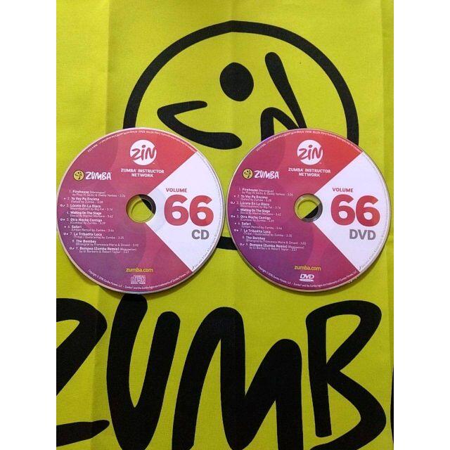 スポーツ/フィットネスZUMBA　ズンバ　ZIN66　CD＆DVD　インストラクター専用