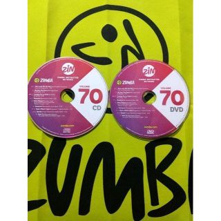 ズンバ(Zumba)のZUMBA　ズンバ　ZIN70　CD＆DVD　インストラクター専用(スポーツ/フィットネス)