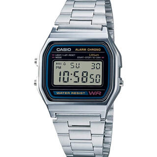 カシオ(CASIO)のカシオ　腕時計 スタンダード A158WA-1JF シルバー(腕時計(デジタル))