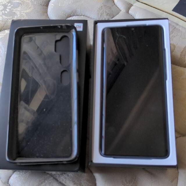 Xiaomi mi note 10 SIMフリー ケース付き ブラック スマホ/家電/カメラのスマートフォン/携帯電話(スマートフォン本体)の商品写真
