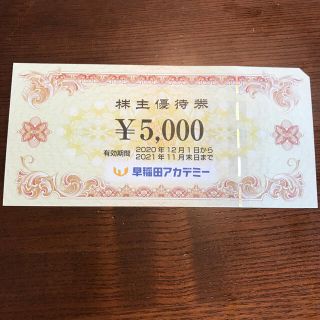 早稲田アカデミー　株主優待券(その他)