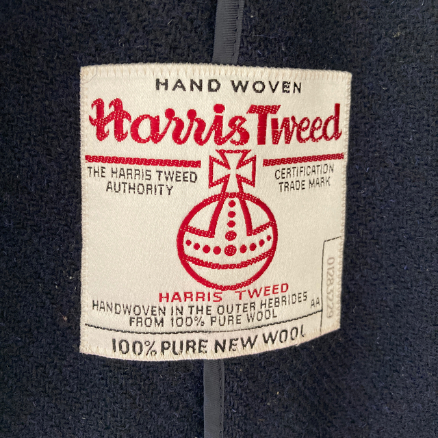 Harris Tweed(ハリスツイード)のハリスツィードジャケット　濃紺　170cm-8Drop メンズのスーツ(スーツジャケット)の商品写真