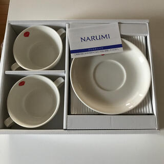 ナルミ(NARUMI)のスジャータ　ナルミペアカップ&ソーサー(グラス/カップ)