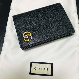 グッチ(Gucci)の［二児ママ様専用］【GUCCI】グッチ カードケース GGマーモント レザー(名刺入れ/定期入れ)