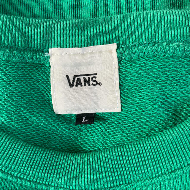 VANS(ヴァンズ)のvans 緑　スウェット メンズのトップス(スウェット)の商品写真