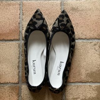 レペット(repetto)のkurun TOKYO レオパード ポインテッドトゥ バレエシューズ(バレエシューズ)