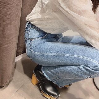 マウジー(moussy)の2/25までクッキー様専用　moussy ウッドソールブーツ ショートブーツ(ブーツ)