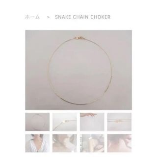 luijewelry  snake chain necklace(ピアス)