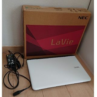 エヌイーシー(NEC)のNEC ノートPC　PC-GN19DJSA4（ホワイト）(ノートPC)