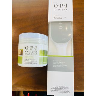 オーピーアイ(OPI)のO・P・Iプロスパエクスフォリエートスクラブ&ディスポーザブルフットファイル(その他)