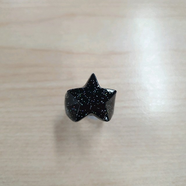 【新品】星型リング ブラック メンズのアクセサリー(リング(指輪))の商品写真