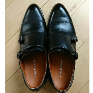 マドラス 革靴　ブラック 24.0(ドレス/ビジネス)