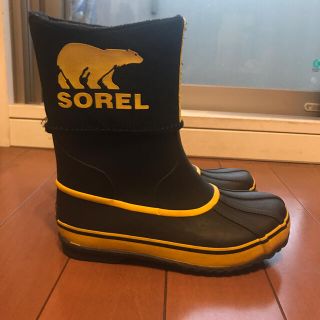 ソレル(SOREL)のSOREL ソレル　レインブーツ　23センチ　長靴　フリースインナー付き(ブーツ)