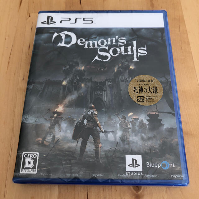 PlayStation(プレイステーション)の新品未開封　早期購入特典　デモンズソウル　Demon’s Souls PS5 エンタメ/ホビーのゲームソフト/ゲーム機本体(家庭用ゲームソフト)の商品写真