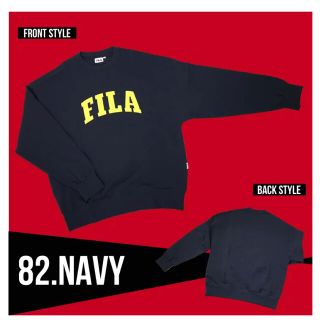 タグ付き！新品！FILA スウェット　白　トレーナー　BTS 着用