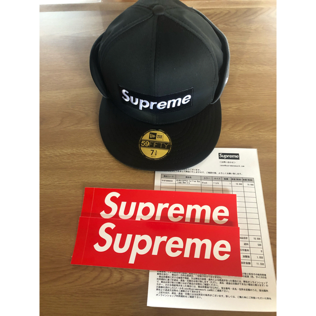 Supreme WINDSTOPPER New Era Cap 7 3/8 クロ