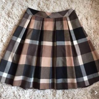 バーバリーブルーレーベル(BURBERRY BLUE LABEL)の早いもの勝ち！クレストブリッジ　プリーツスカート(ひざ丈スカート)