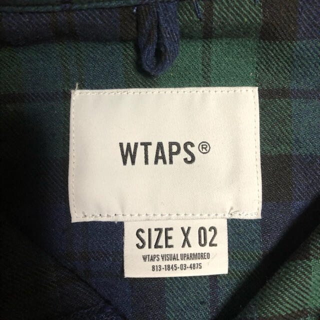 W)taps(ダブルタップス)の専用ページ　WTAPS 19AW グリーン  チェック柄ネルシャツ  メンズのトップス(シャツ)の商品写真