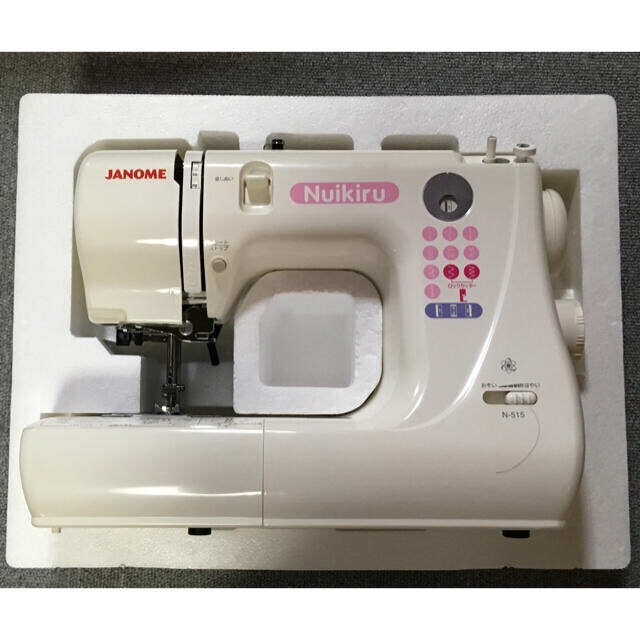 JANOME ミシン Nuikiru N-515 新品 ハンドメイドのハンドメイド その他(その他)の商品写真