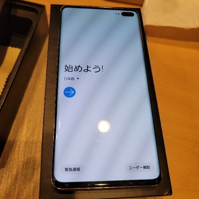 Galaxy(ギャラクシー)の【専用】訳あり　au版　GalaxyS10+　SIMロック解除済 スマホ/家電/カメラのスマートフォン/携帯電話(スマートフォン本体)の商品写真