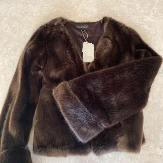 リエンダ(rienda)のSフレアスリーブ Faux Fur ショートコート(毛皮/ファーコート)