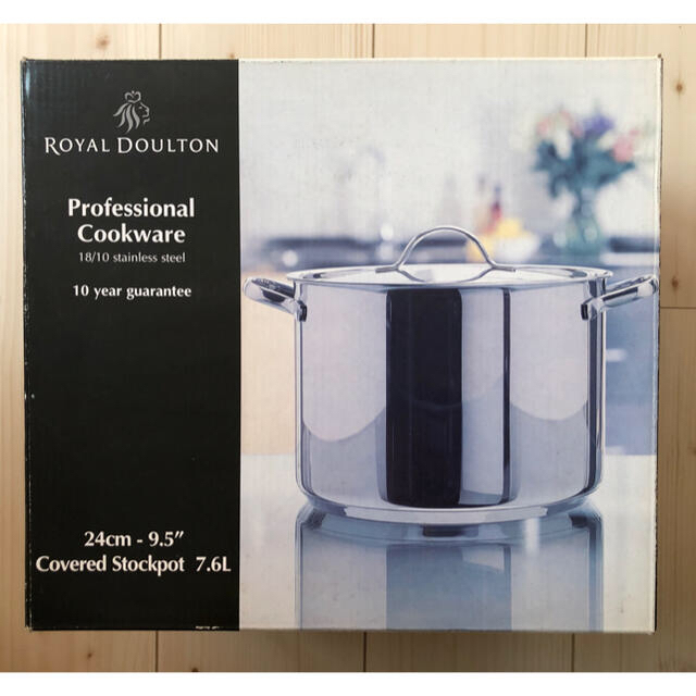 Royal Doulton(ロイヤルドルトン)のROYAL DOULTON ロイヤルドルトン Covered Stockpot インテリア/住まい/日用品のキッチン/食器(鍋/フライパン)の商品写真