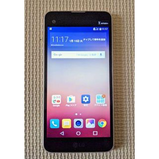 エルジーエレクトロニクス(LG Electronics)のLG X screen LGS02 J:COMモデル(スマートフォン本体)