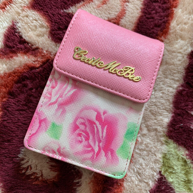 タバコケース ピンク 花柄 セシルマクビー