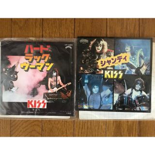 KISS シングルレコード×2枚(その他)