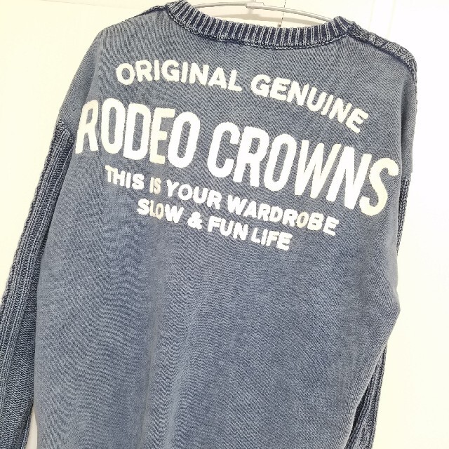 RODEO CROWNS WIDE BOWL(ロデオクラウンズワイドボウル)のロデオクラウンズ ウォッシュ加工ケーブル編みニット☆  レディースのトップス(ニット/セーター)の商品写真