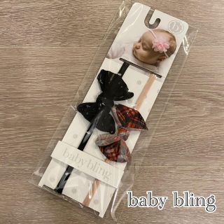 コドモビームス(こども ビームス)の【新品】baby bling★2PK MINI PRINT SKINNY リボン(その他)